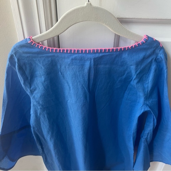Lilly Pulitzer Girls Piet Coverup, Size Small - Picture 6 of 6